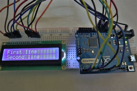 Interfacing Lcd1602 With Arduino Arduino Project Hub