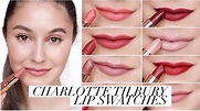 Charlotte Tilbury Lipstick Collection & Swatches 💋 | Karima McKimmie ...