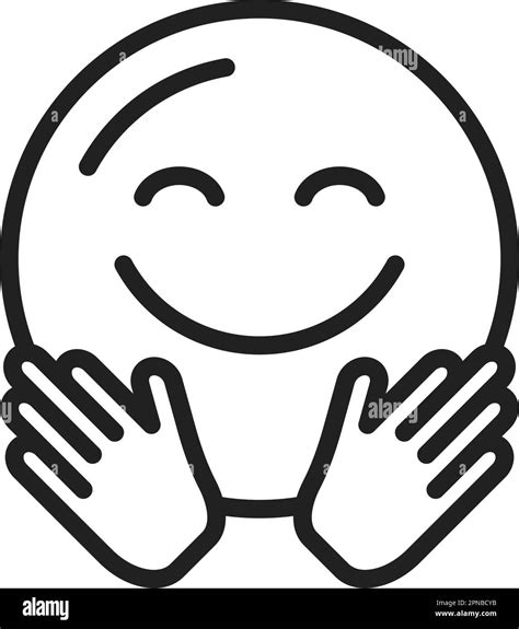 Hugging Face Icon Vector Image Suitable For Mobile Apps Web Apps And