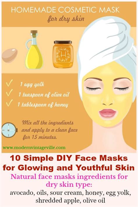 10 Simple Diy Face Masks For Healthy Glowing Skin Artofit