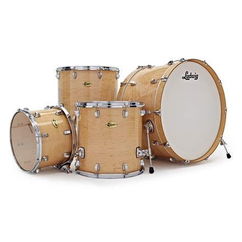 Ludwig Centennial Zep Set 26 4pc Shell Pack Natural Maple At Gear4music