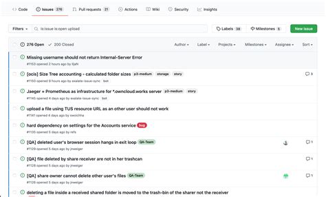 Testing Owncloud Infinite Scale How To Report An Issue On Github In 3