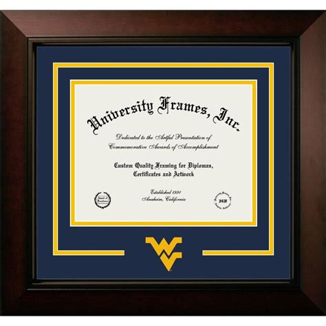 WVU | West Virginia Legacy Logo Diploma Frame | Alumni Hall