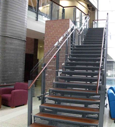 Advantage Of Metal Stair Treads Custom Home Design