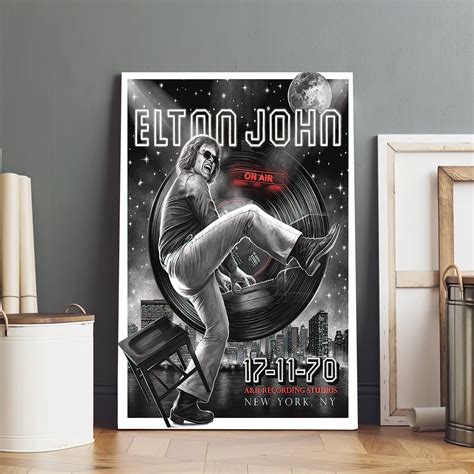 Elton John 171170 50th Anniversary Poster Canvas