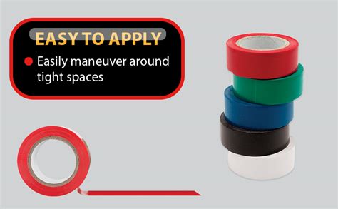 Performance Tool 1135 Electrical Tape Set Red Green