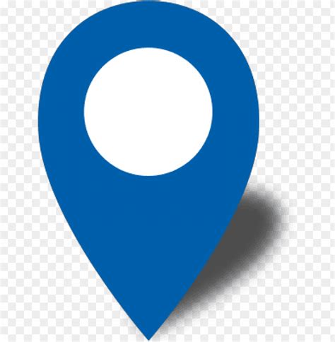 Free Download Hd Png Simple Location Map Pin Icon Blue Location Icon Png Transparent With