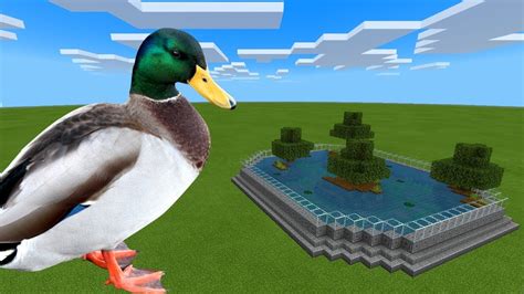 How To Make A Duck Farm In Minecraft Pe Youtube