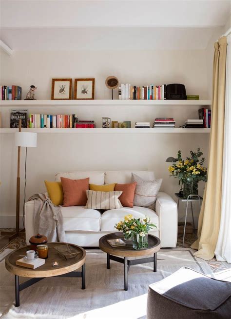 New Small Living Room Ideas Cozy Furniture Arrangement Bookshelves Cosy