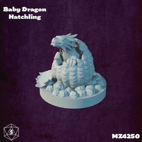 Baby Dragon Hatchling Dnd Rpg Miniatura Mz4250 Mazmorras Y Etsy España