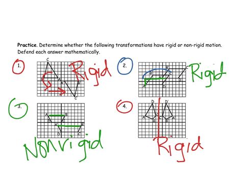 Rigid Motion Geometry Worksheet