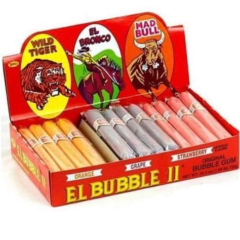 El Bubble Bubble Gum Cigars Version 11 Retro Bubble Gum