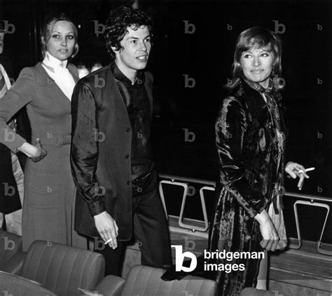 Janet Agren Renaud Verley And Nathalie Delon At Premiere Of Film Du