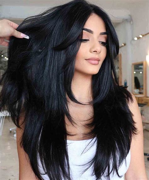 aggregate more than 148 long layered black hair latest vn