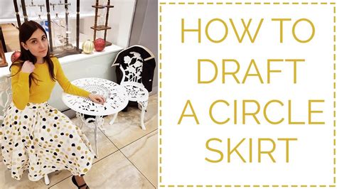 how to sew a circle skirt without a pattern youtube