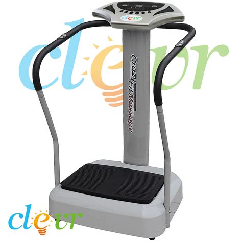 1000w Crazy Fit Pro Vibration Massage Fitness Machine Vibe Plate Platform Ebay