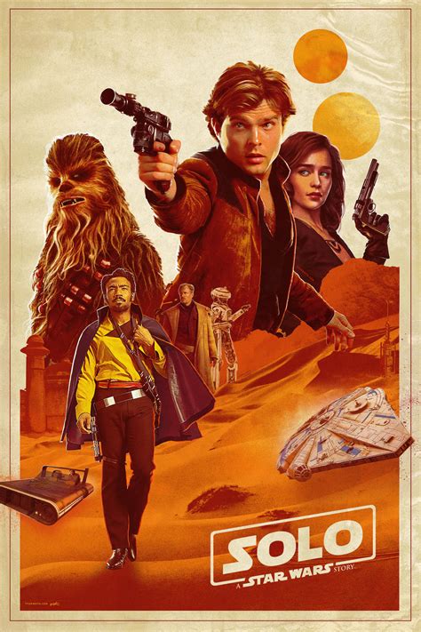 Solo A Star Wars Story Movie Poster By Tyler Wetta On Deviantart