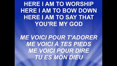 I Give Myself Away Here I Am To Worship Version Révisée William