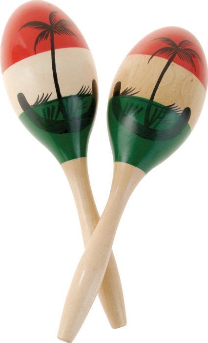 Latin Percussion Cp Large Red Wood Maracas