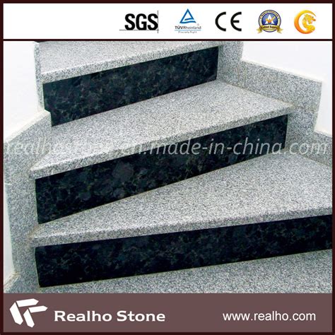 Natural Exterior Outdoor Greywhiteblack Stone Step Risers Granite
