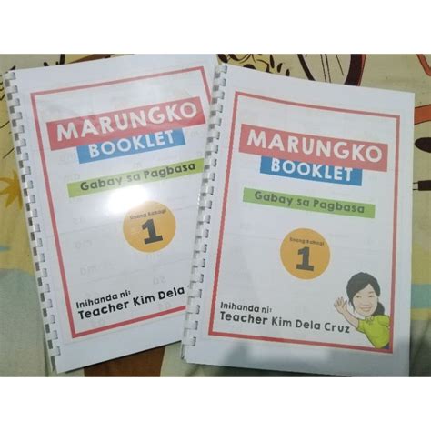 Gabay Sa Pagbabasa Marungko Booklet For Kinder Grade 1 Shopee