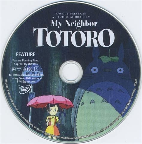 My Neighbor Totoro 1988 Blu Ray Cover And Labels Dvd Covers And Labels