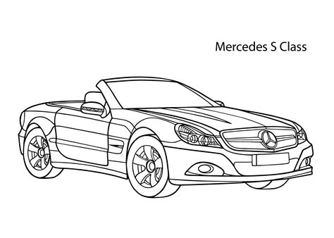 Mercedes S Class Coloring Page Mercedes S63 Amg Color Vrogue Co
