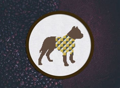 Check out our pitbull cross stitch selection for the very best in unique or custom, handmade pieces from our patterns shops. Cross Stitch Pattern Pitbull with Geometric Ornament ...