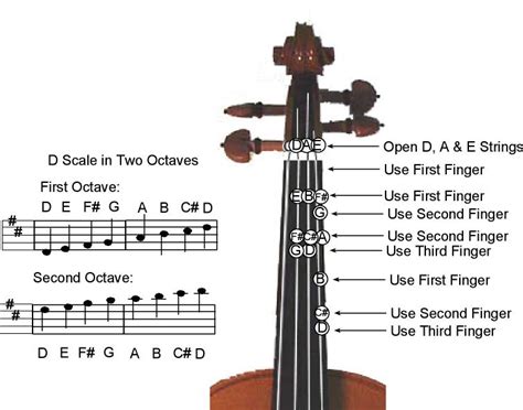 D Major Scale Two Octave