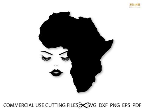 Africa Woman Silhouette Svg Afro Svg Png Afro Queen Woman Silhouette The Best Porn Website