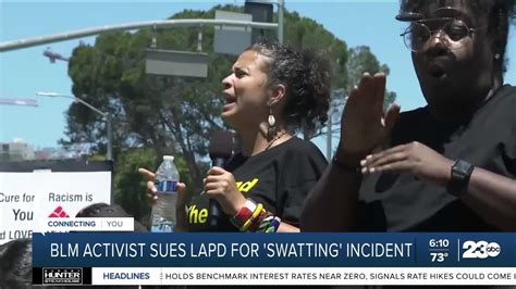 Blm Activist Sues Lapd Over Alleged Swatting Incident
