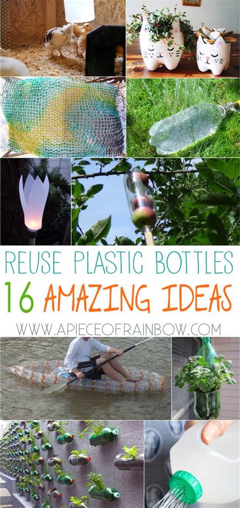 16 Diy To Reuse Plastic Bottles A Piece Of Rainbow