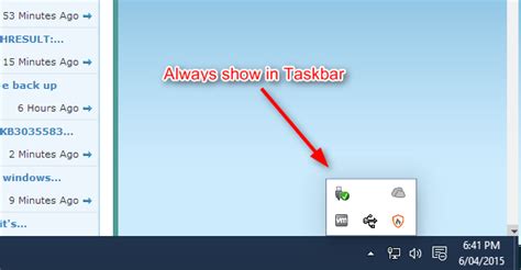 Show Hidden Icons On Windows 10 Taskbar