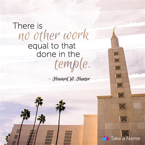 Take A Name To The Temple Today And Participate In This Great Work Lds