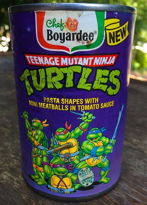Opening A Can Of Tmnt Pasta From 1991 Chef Boyardee Pasta Shapes