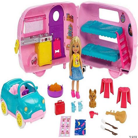 Barbie™ Club Chelsea Camper Playset With Chelsea Doll Puppy Car