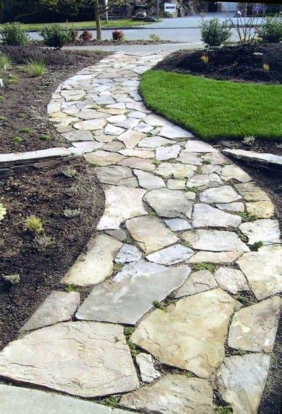 Top 60 Best Stone Walkway Ideas Hardscape Path Designs