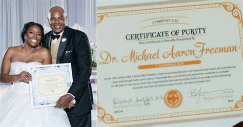 Bride Brelyn Bowman Gives Father Certificate Of Purity To Prove Shes