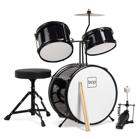 Buy Best Choice Products 3 Piece Kids Beginner Drum Set With Cushioned