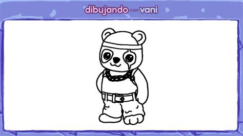 Panda De Free Fire Para Colorear Dibujando Con Vani