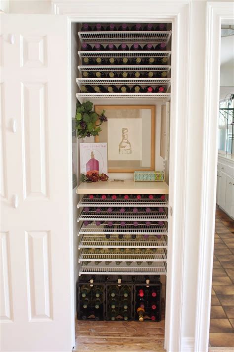 Form function nt stocks all elfa shelving components for your home, office elfa shelving & storage solutions. Check out this coat closet turned wine closet using elfa ...