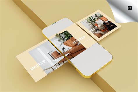 Social Media Carousel Mockup Afbeelding Door Hr Studio · Creative Fabrica