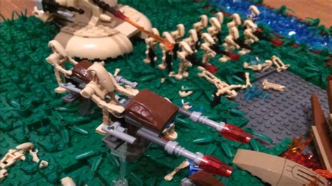 Lego Star Wars Huge Battle Of Naboo Moc Youtube