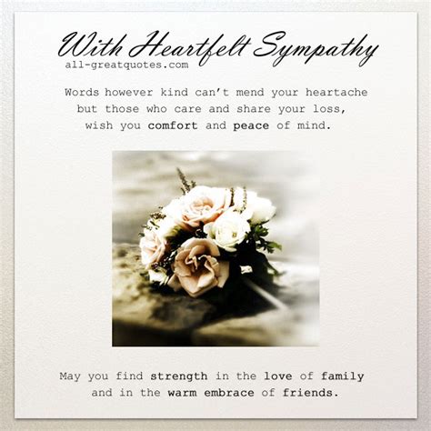 Loss Of Loved One Free Sympathy Cards