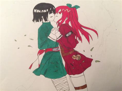 Gaara Rock Lee Fanart Gender Bending Kiss By Lorralien Neko On Deviantart