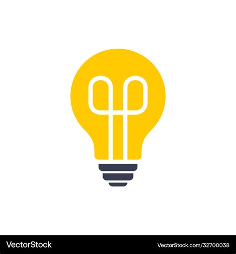 Light Bulb Logo Royalty Free Vector Image Vectorstock
