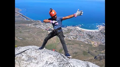 Abseil Table Mountain Cape Town Youtube