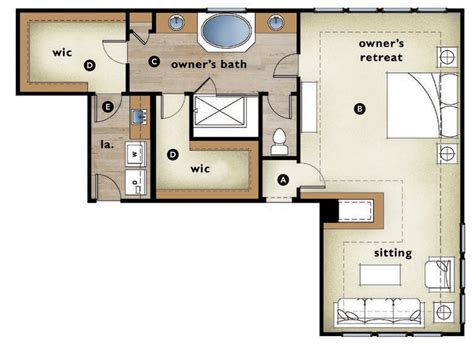 Luxury Master Suite Floor Plans