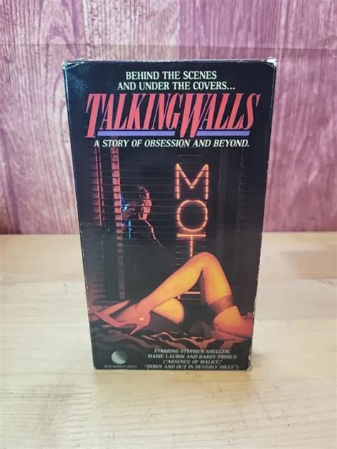Talking Walls Vhs 1987 New World Video Voyeur Sleaze Sex Drama
