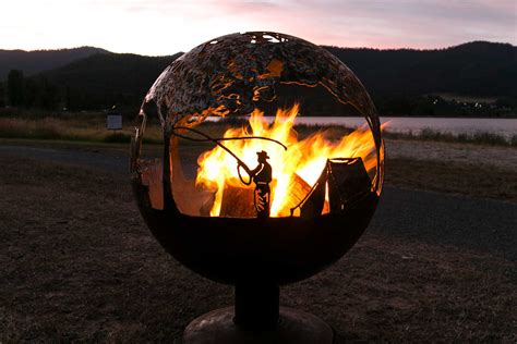 Alpine Retreat Sphere Fire Pit Whipps Designs